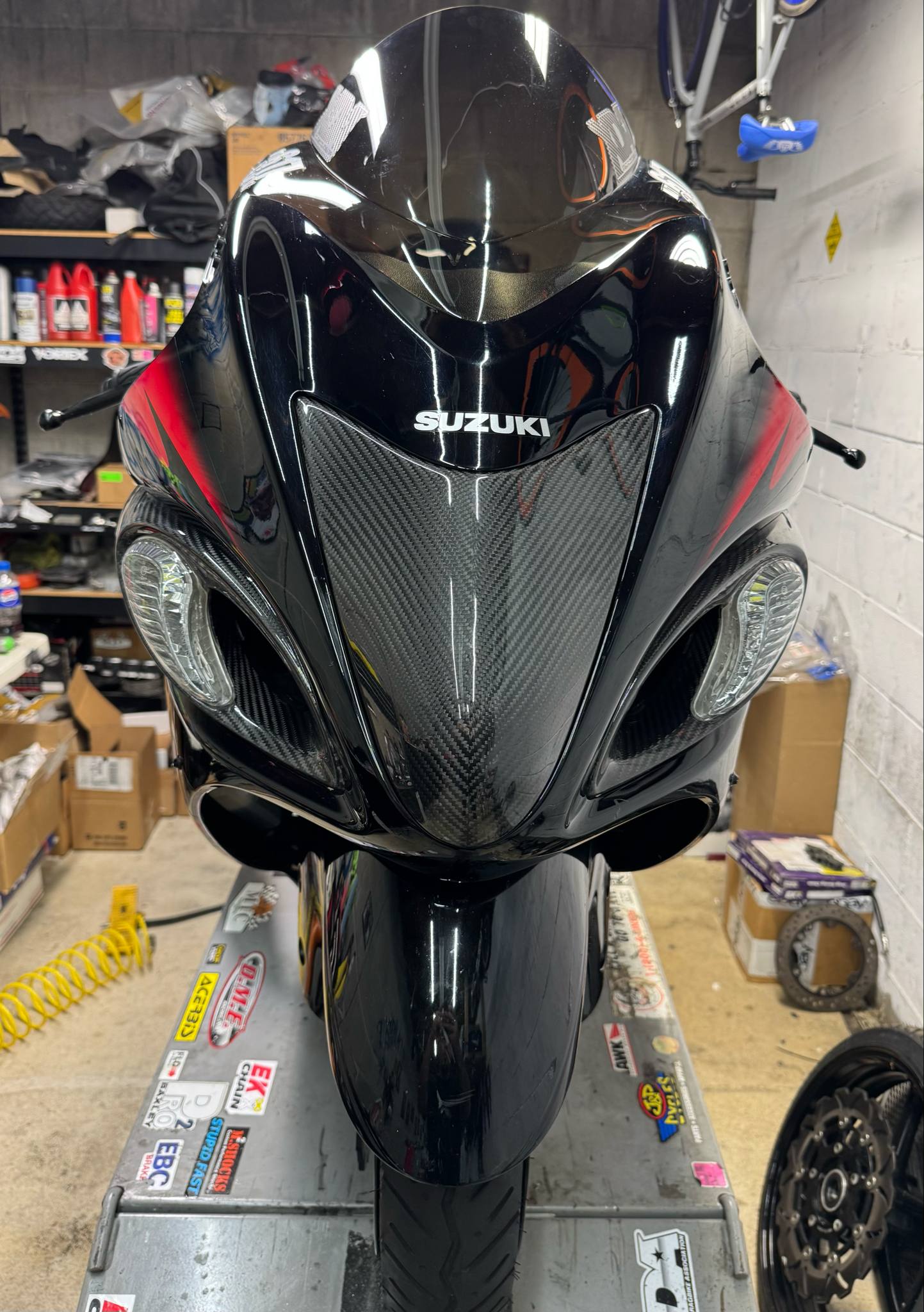 2008-2020 Suzuki GSX1300R Hayabusa AGM Headlight Delete