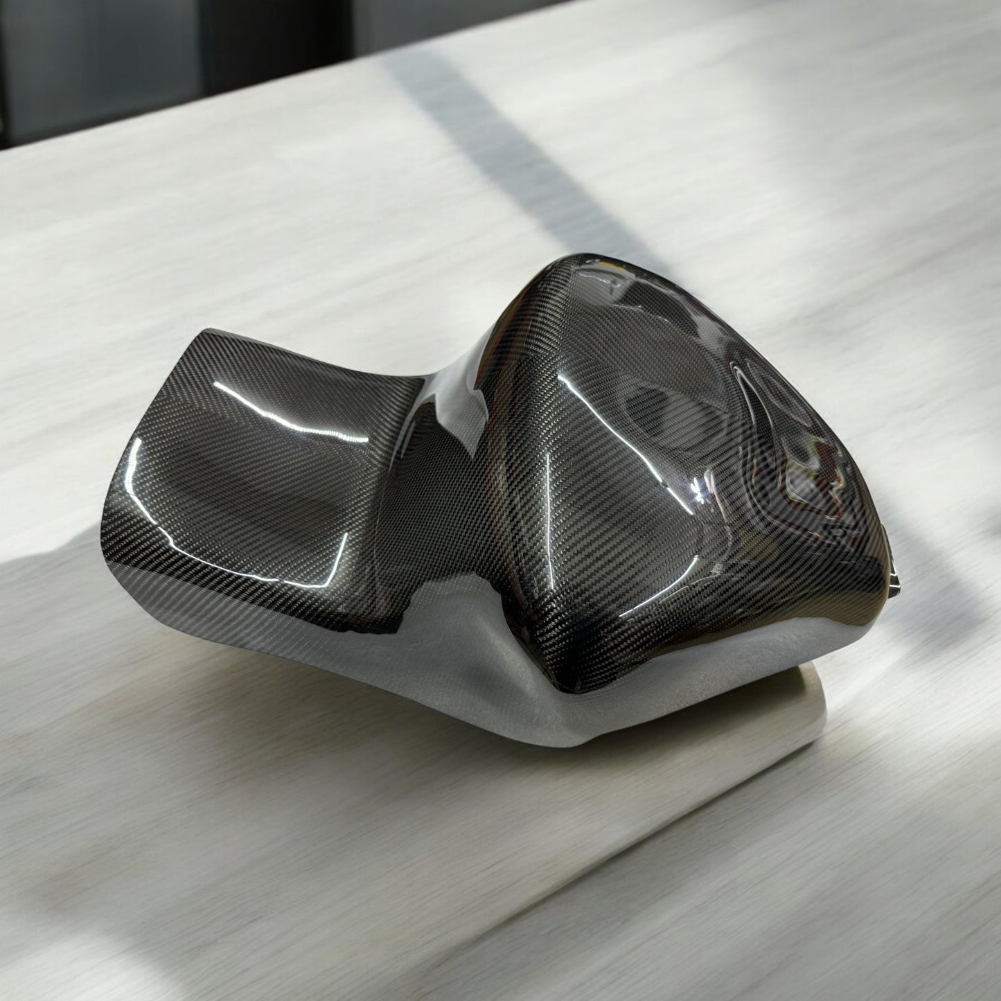 1999-2025 Suzuki GSX1300R Hayabusa AGM Carbon Fiber Tank Shell Forward Seat Position (Stock Uncut Rail)