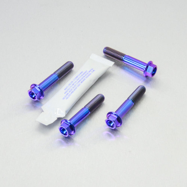 1999-2007 Suzuki GSX1300R Hayabusa Titanium Front Axle Pinch Bolt Kit TIFAPINCH10