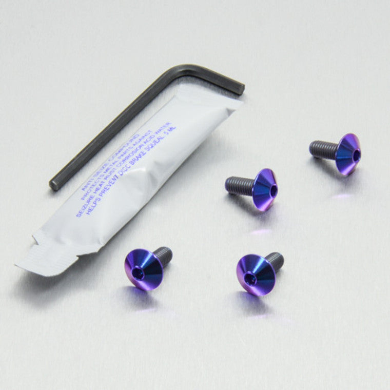 2021-2025 Suzuki GSX1300R Hayabusa Titanium Heel Plate Bolt Kit TIHPLATE170