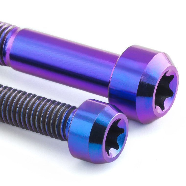 2007-2008 Suzuki GSXR1000 Titanium Top & Bottom Clamp Yoke Pinch Kit Torx Drive TITRIPCL2100
