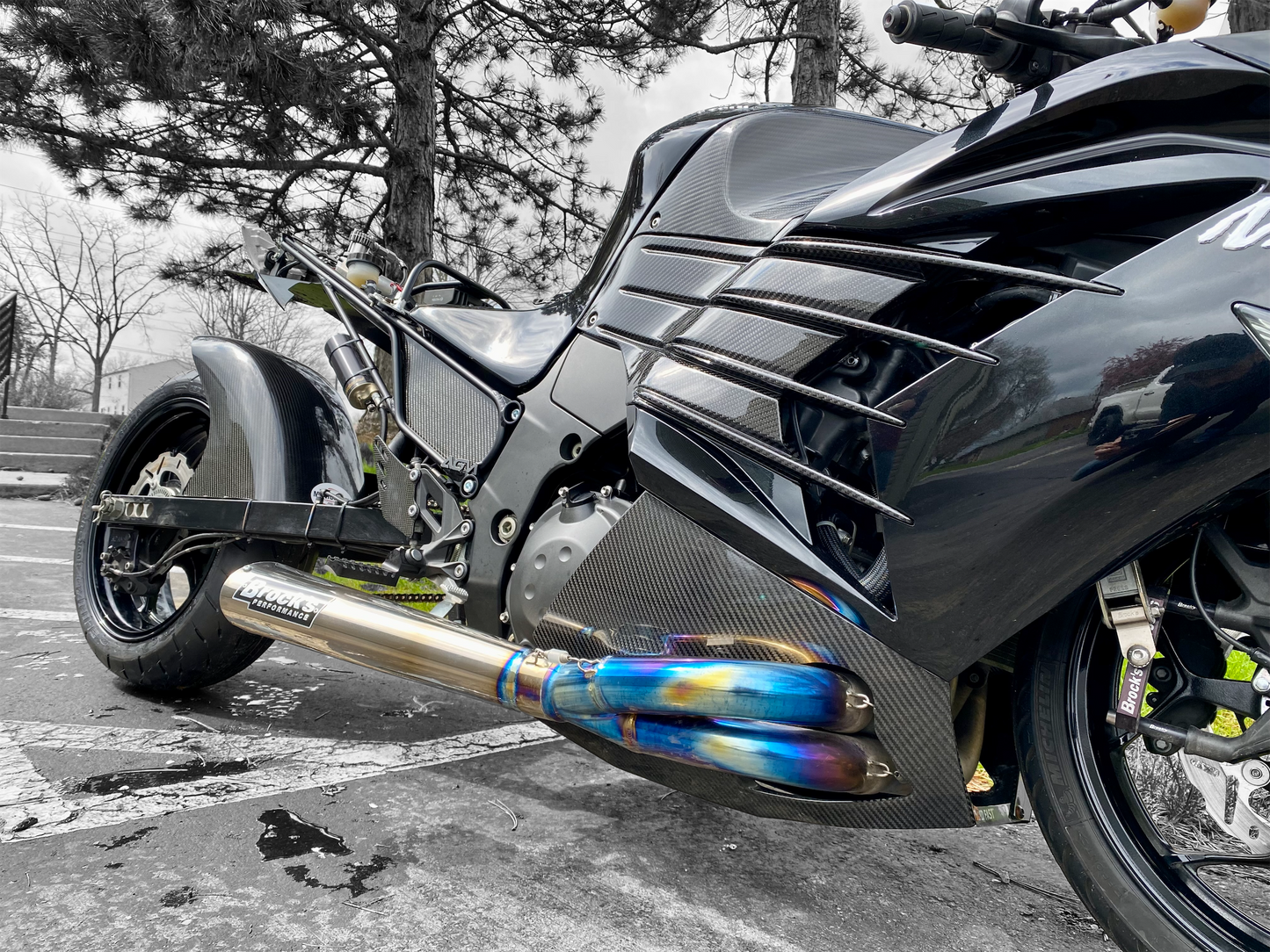 2012-2025 Kawasaki ZX14R AGM Carbon Fiber Lower Panels