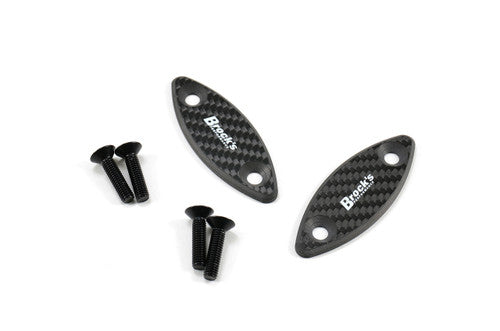 2006-2025 Kawasaki ZX14R Mirror Block Off Plate Set Carbon Fiber