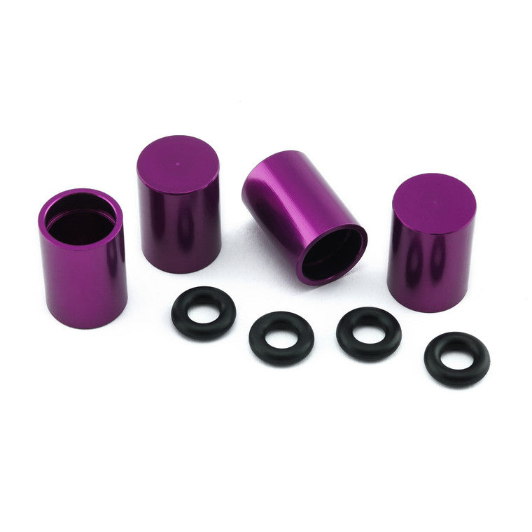 2017-2025 Suzuki GSXR1000 Aluminum Bleed Nipple Cover M7 Pack x4 BNCOVER7-4B