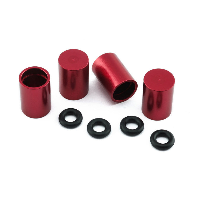 2017-2025 Suzuki GSXR1000 Aluminum Bleed Nipple Cover M7 Pack x4 BNCOVER7-4B