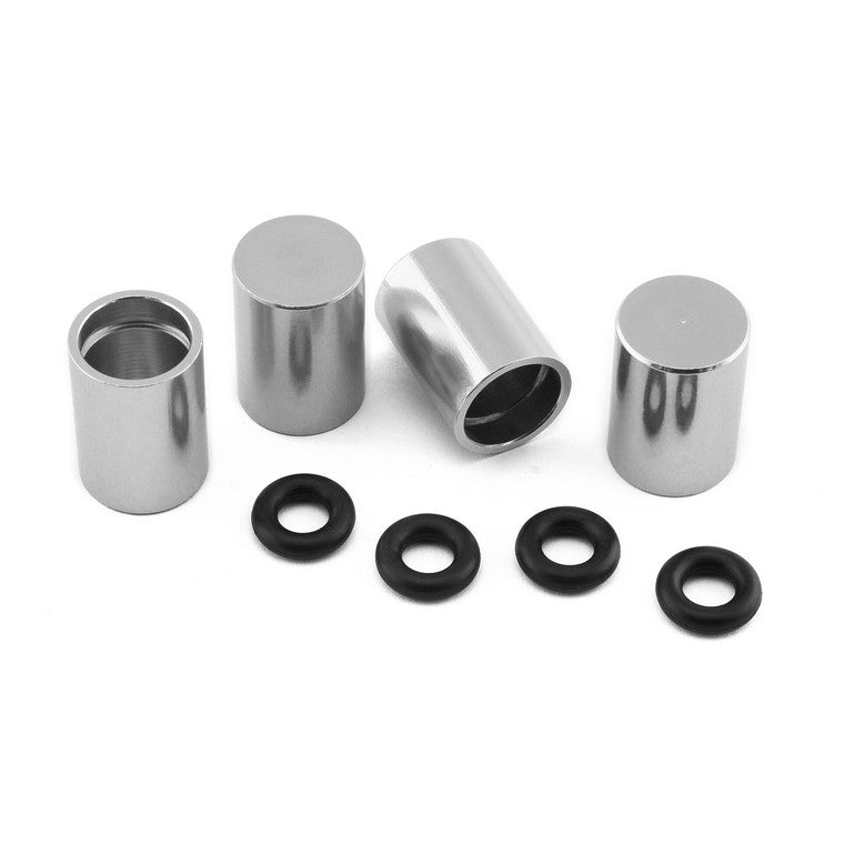 2017-2025 Suzuki GSXR1000 Aluminum Bleed Nipple Cover M7 Pack x4 BNCOVER7-4B