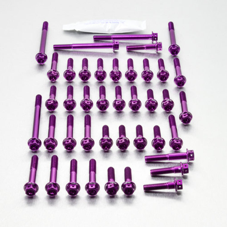 2007-2008 Suzuki GSXR1000 Aluminum Engine Kit Race Spec Etched ESU164HXRBE