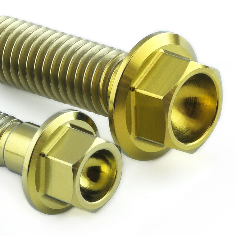 2021-2025 Suzuki GSX1300R Hayabusa Titanium Engine Kit Flanged Hex Head Bolt ESU380TIHX