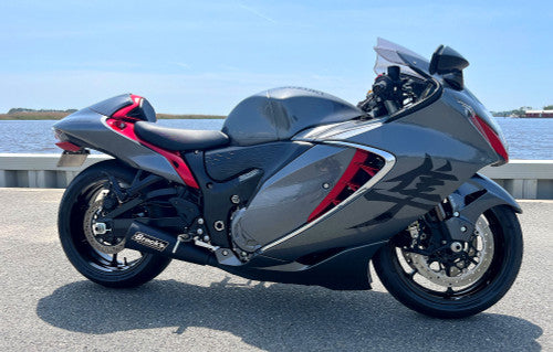 2022-2025 Suzuki GSX1300R Hayabusa Alien Head 2 Full System 14" Muffler Black