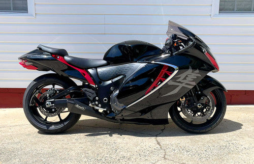 2022-2025 Suzuki GSX1300R Hayabusa Penta-Carbon Full System 15" Muffler Black