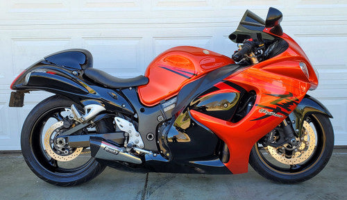 1999-2025 Suzuki GSX1300R Hayabusa Penta-Carbon Full System 15" Muffler (Polished)