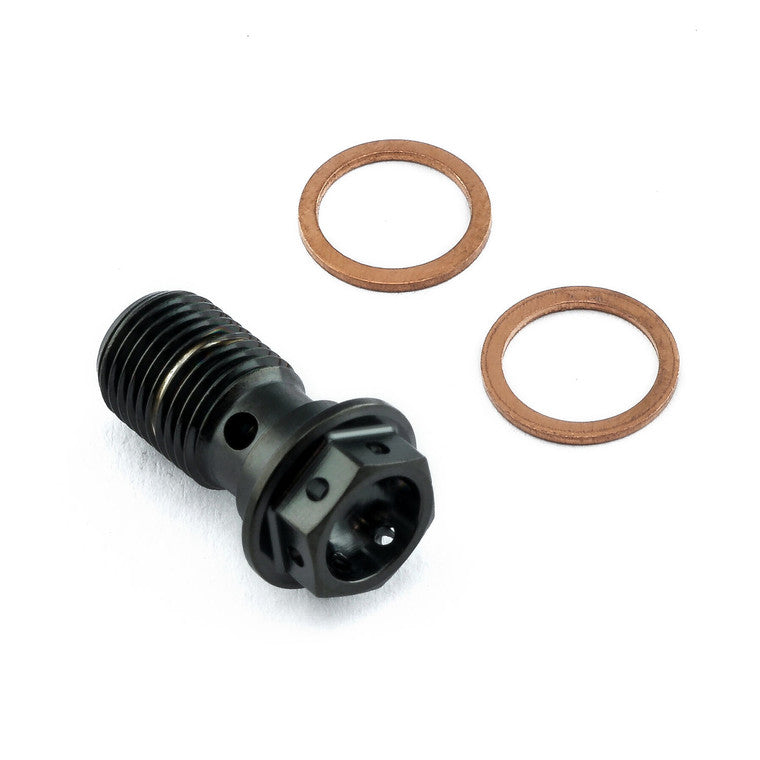 1999-2007 Suzuki GSX1300R, 2001-2002 Suzuki GSXR1000 Stainless Steel Banjo Bolt Single M10x(1.00mm) Rear Master Cylinder Race Spec LSSBANJOS10FRZ4