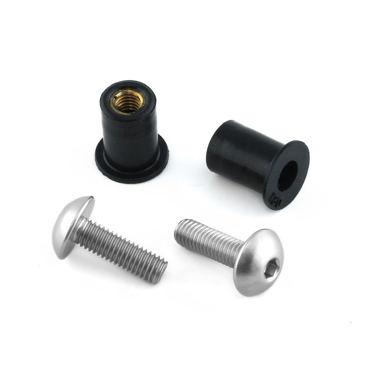 2008-2020 Suzuki GSX1300R Hayabusa Aluminum Windshield Kit 2 Bolt SK2B