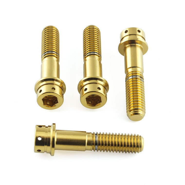 2017-2025 Suzuki GSXR1000 Stainless Steel Front Axle Pinch Bolt Kit Flanged Socket Cap Race Spec SSFAPINCH780