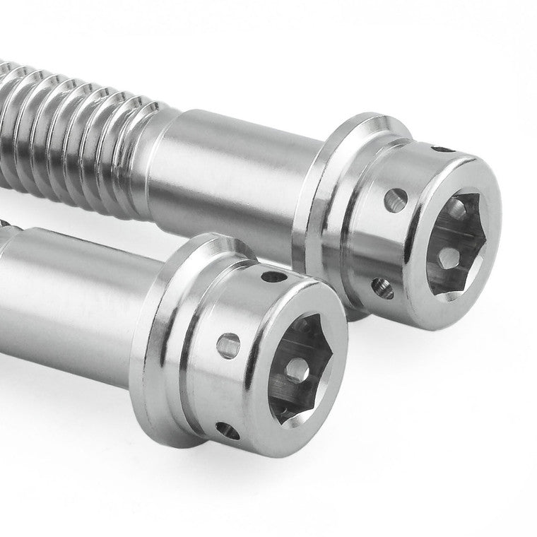 2007-2008 Suzuki GSXR1000 Stainless Steel Front Caliper Pinch Bolt Kit Flanged Socket Cap Race Spec SSFBCALIP420