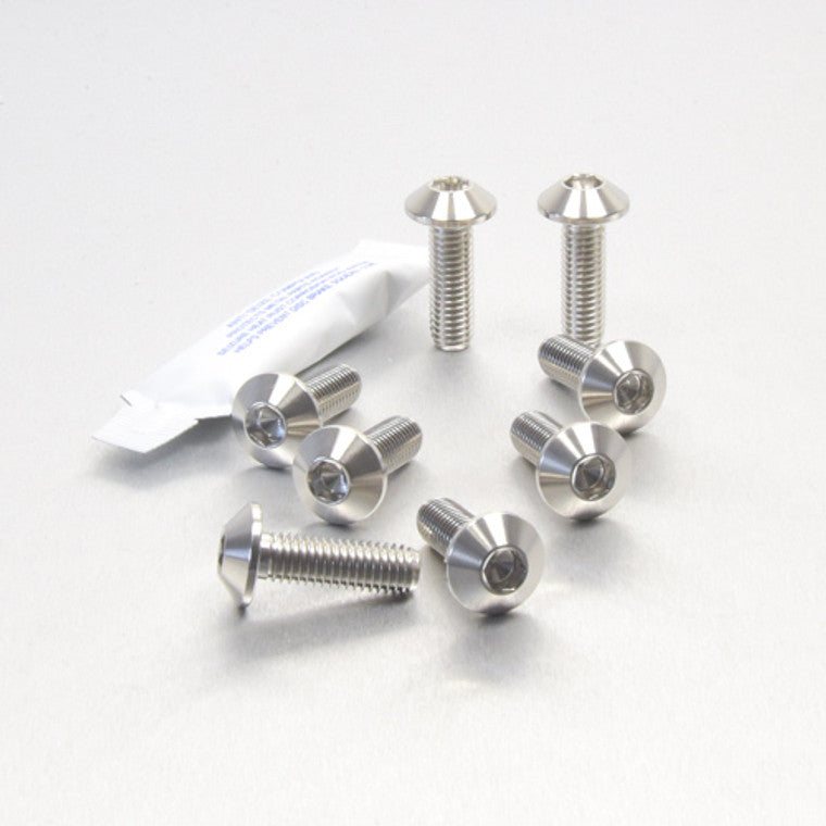 2007-2008 Suzuki GSXR1000 Stainless Steel Rider Footrest Hanger Bolt Kit SSRREST180