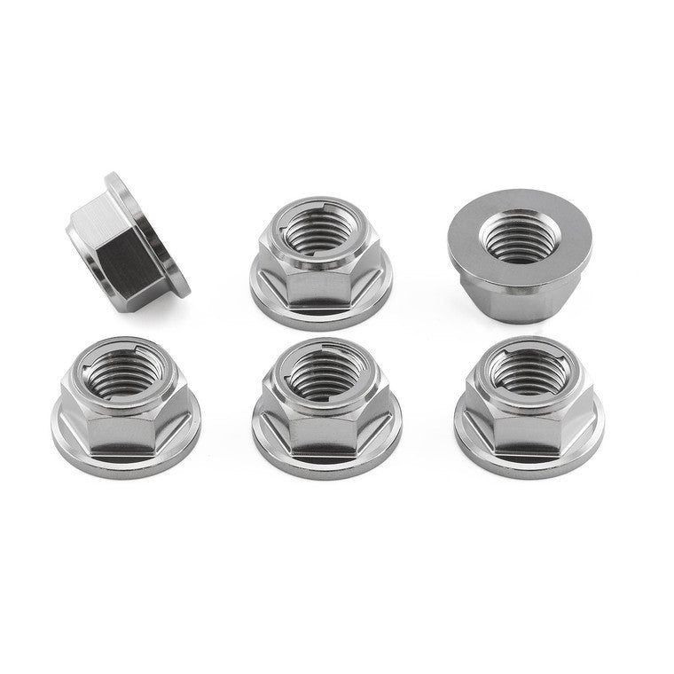 2001-2002 Suzuki GSXR1000 Titanium Sprocket Nuts M10x(1.25mm) Lock Pack x6 TI6SPNLOCK10