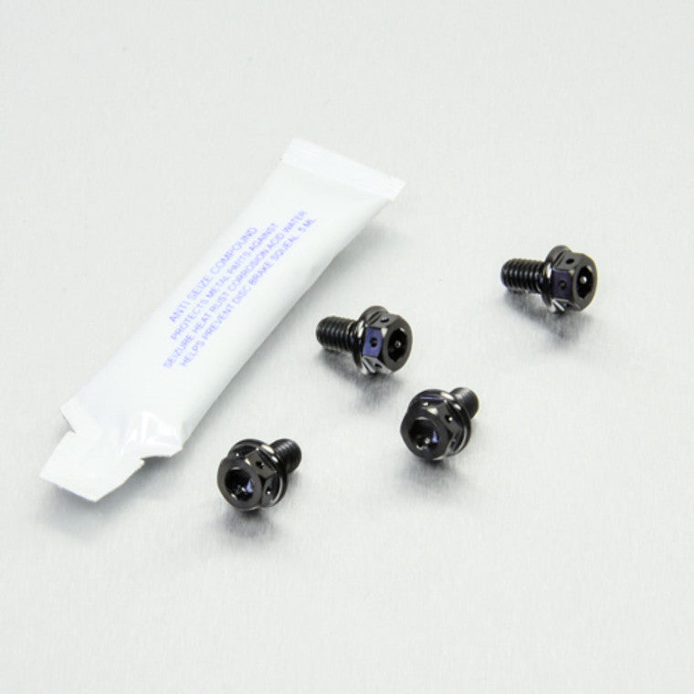 2017-2025 Suzuki GSXR1000 Titanium ABS Sensor Mount Bolt Kit Front & Rear DualDrive TIABSSENSORFR10DD
