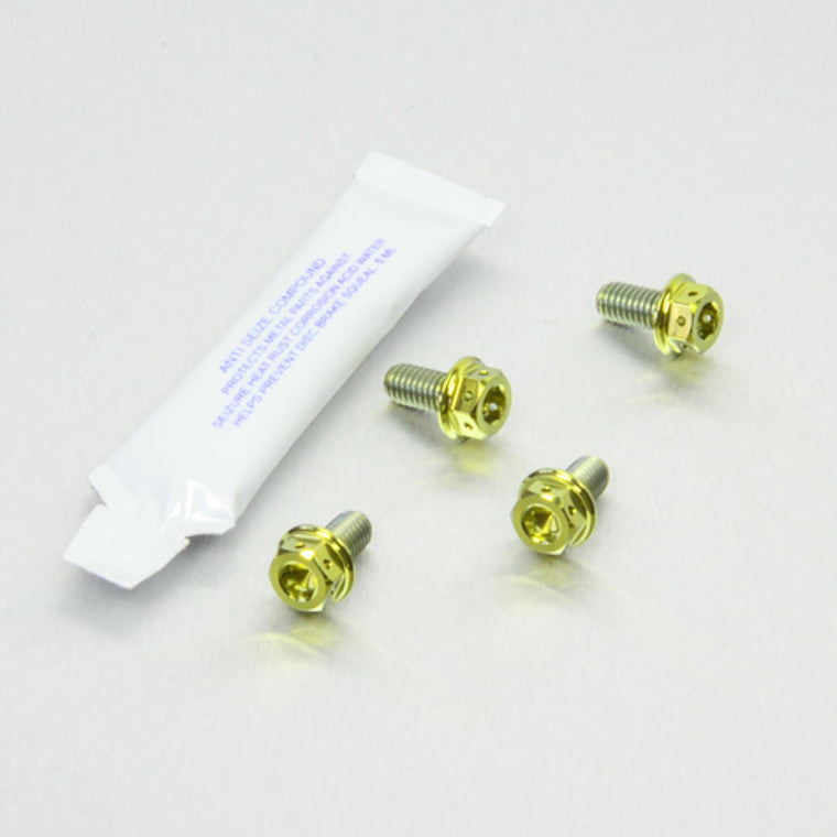 2017-2025 Suzuki GSXR1000 Titanium ABS Sensor Mount Bolt Kit Front & Rear DualDrive TIABSSENSORFR10DD