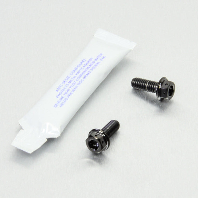 2021-2025 Suzuki GSX1300R Hayabusa Titanium ABS Sensor Mount Bolt Kit Front & Rear DualDrive TIABSSENSORFR80DD