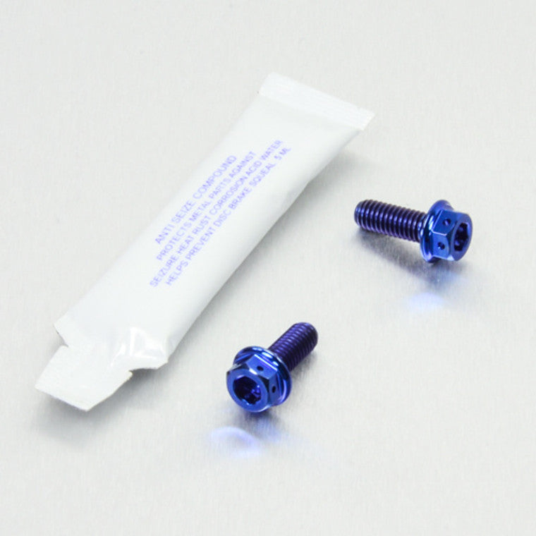 2021-2025 Suzuki GSX1300R Hayabusa Titanium ABS Sensor Mount Bolt Kit Front & Rear DualDrive TIABSSENSORFR80DD