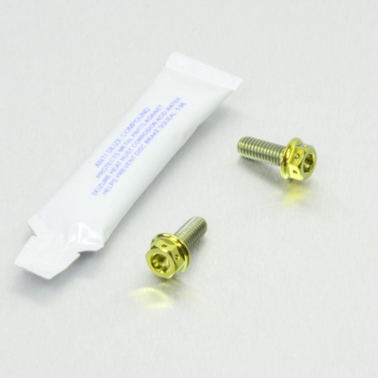 2021-2025 Suzuki GSX1300R Hayabusa Titanium ABS Sensor Mount Bolt Kit Front & Rear DualDrive TIABSSENSORFR80DD