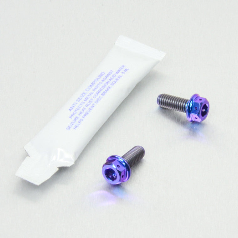 2021-2025 Suzuki GSX1300R Hayabusa Titanium ABS Sensor Mount Bolt Kit Front & Rear DualDrive TIABSSENSORFR80DD