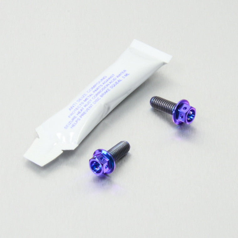 2021-2025 Suzuki GSX1300R Hayabusa Titanium ABS Sensor Mount Bolt Kit Front & Rear Race Spec TIABSSENSORFR80R