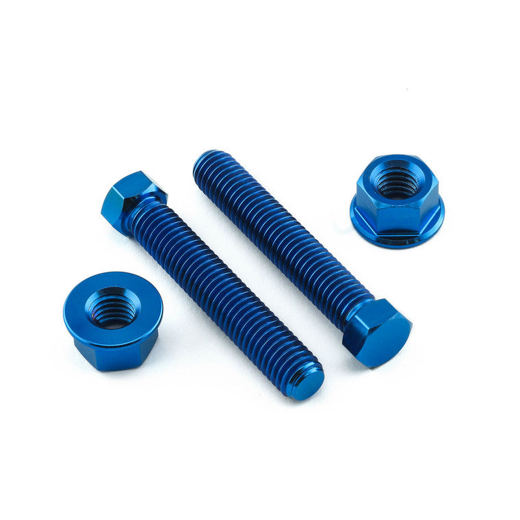 2001-2002 Suzuki GSXR1000 Titanium Axle Adjuster Bolt & Nut Set M8x(1.25mm)x45mm TIAXLE845SET