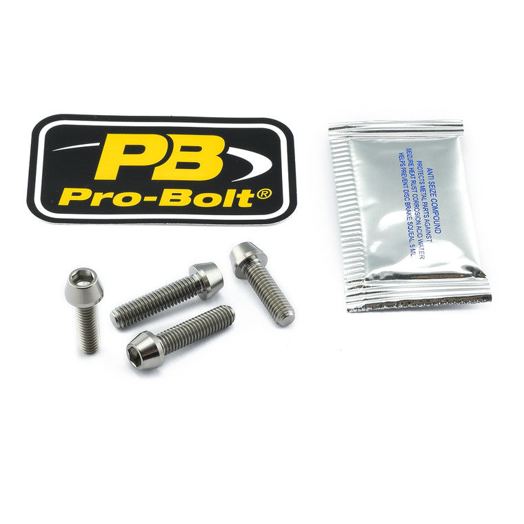 2005-2006 Suzuki GSXR1000 Titanium Brake & Clutch Lever Perch Pinch Bolt Kit TIBCPERCH10