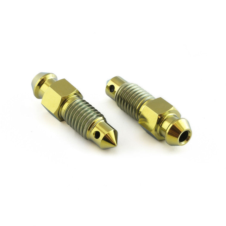 2005-2006 Suzuki GSXR1000 Titanium Bleed Nipple M7x(1.00mm) Front Brake Caliper Pack x2 TIBN7-2Z1