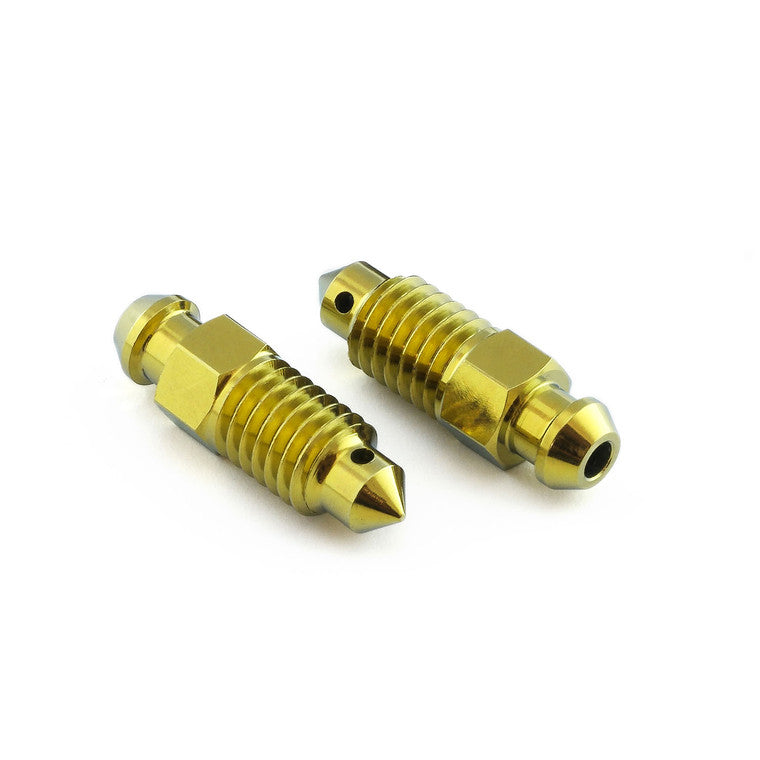 2017-2025 Suzuki GSXR1000 Titanium Bleed Nipple M8x(1.25mm) Front Brake Caliper Pack x2 TIBN8-2Z1