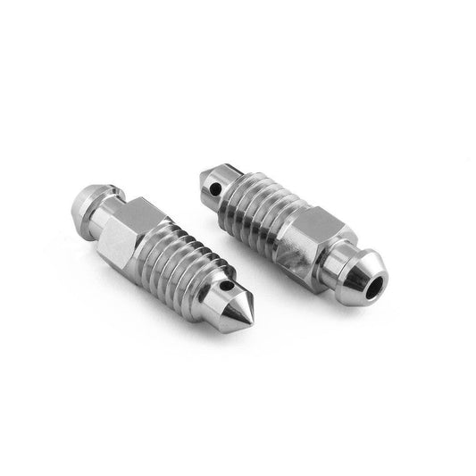 2017-2025 Suzuki GSXR1000 Titanium Bleed Nipple M8x(1.25mm) Front Brake Caliper Pack x2 TIBN8-2Z1