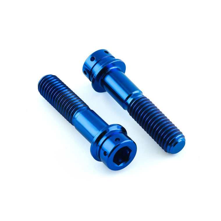 2012-2016 Suzuki GSXR1000 Titanium Clip-On / Handle Bar Mount Bolt Kit Flanged Socket Cap Race Spec TICLIPBAR540