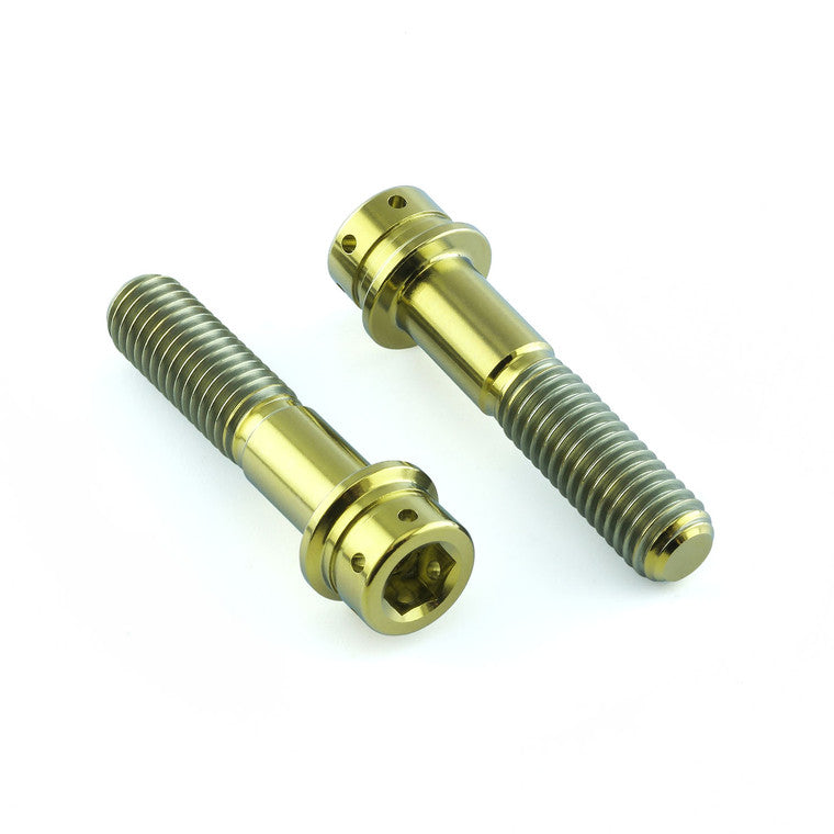 2012-2016 Suzuki GSXR1000 Titanium Clip-On / Handle Bar Mount Bolt Kit Flanged Socket Cap Race Spec TICLIPBAR540