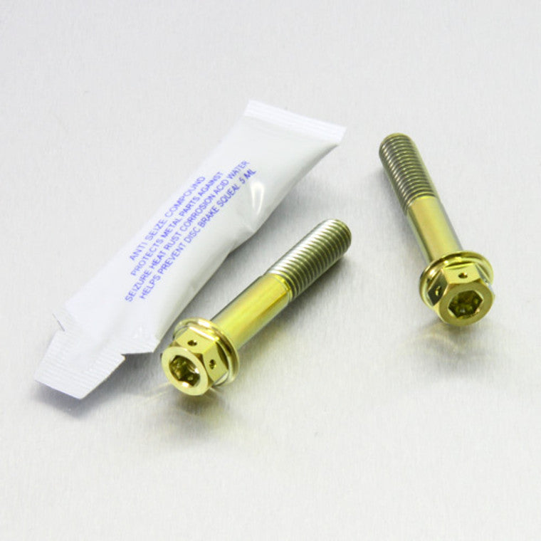 2012-2016 Suzuki GSXR1000 Titanium Clip-On / Handle Bar Mount Bolt Kit DualDrive TICLIPBAR80DD