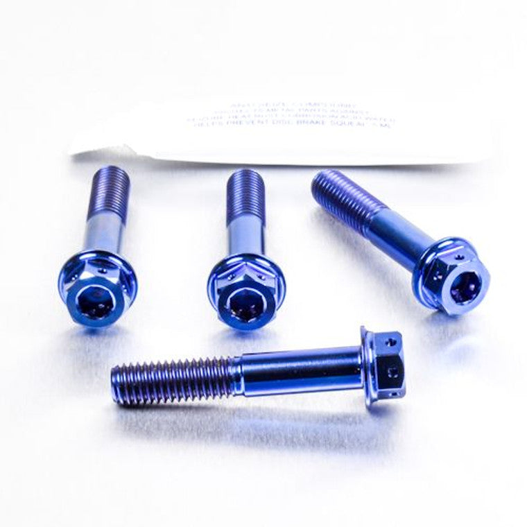 1999-2007 Suzuki GSX1300R Hayabusa Titanium Front Axle Pinch Bolt Kit DualDrive TIFAPINCH10DD