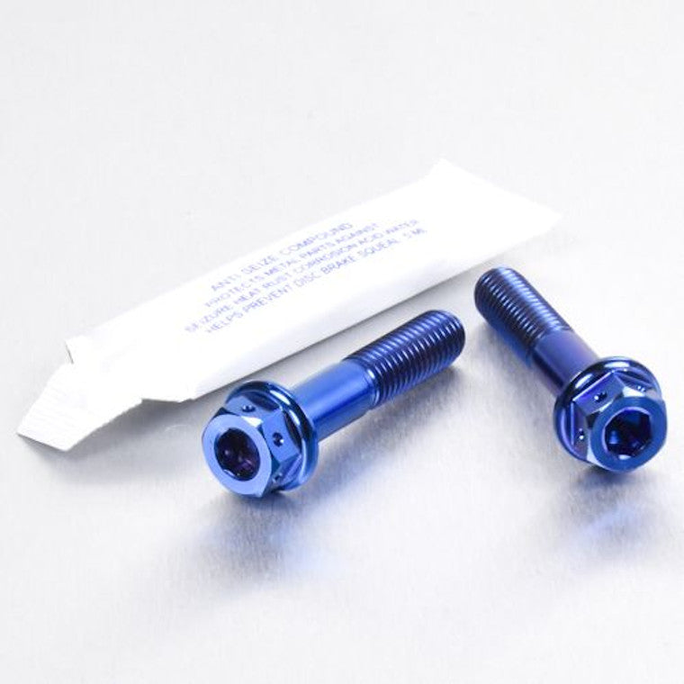 2008-2020 Suzuki GSX1300R Hayabusa Titanium Front Axle Pinch Bolt Kit DualDrive TIFAPINCH170DD