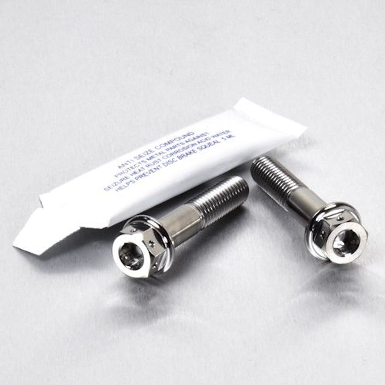 2008-2020 Suzuki GSX1300R Hayabusa Titanium Front Axle Pinch Bolt Kit DualDrive TIFAPINCH170DD