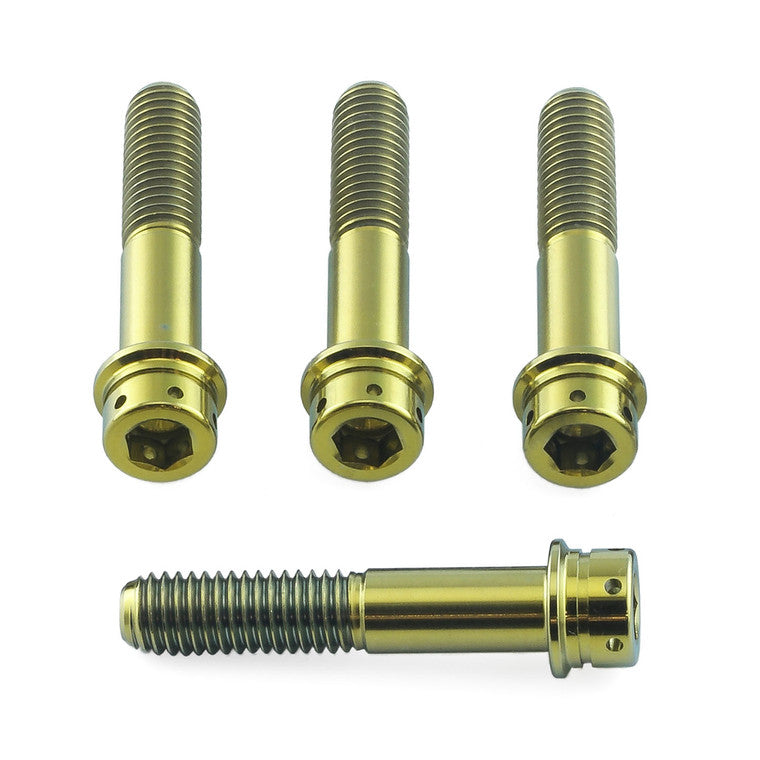 2021-2025 Suzuki GSX1300R Hayabusa Titanium Front Axle Pinch Bolt Kit Flanged Socket Cap Race Spec TIFAPINCH830