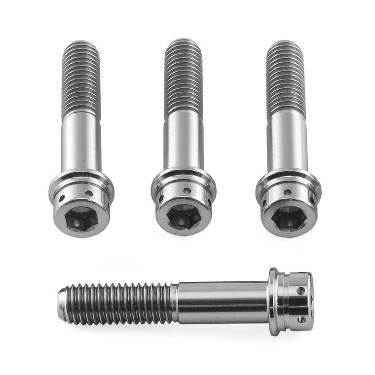 2021-2025 Suzuki GSX1300R Hayabusa Titanium Front Axle Pinch Bolt Kit Flanged Socket Cap Race Spec TIFAPINCH830