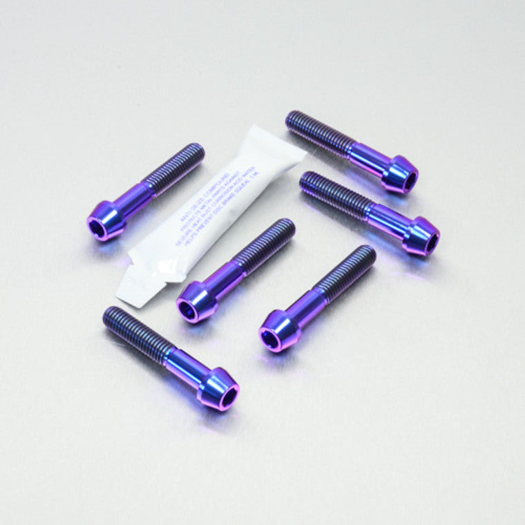 2007-2008 Suzuki GSXR1000 Titanium Front Caliper Pinch Bolt Kit TIFBCALIP160