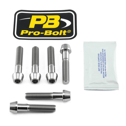 2007-2008 Suzuki GSXR1000 Titanium Front Caliper Pinch Bolt Kit TIFBCALIP160