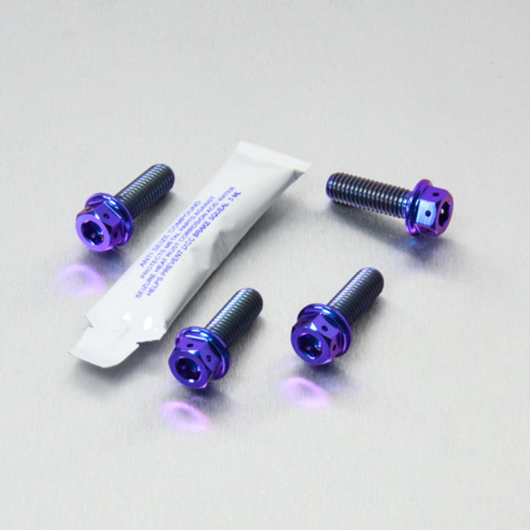 2001-2002 Suzuki GSXR1000 Titanium Front Brake Caliper Mount Bolt Kit DualDrive TIFBMON20DD