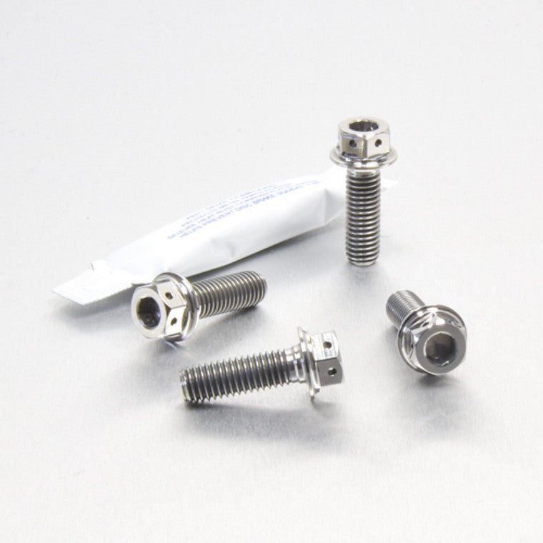 2001-2002 Suzuki GSXR1000 Titanium Front Brake Caliper Mount Bolt Kit DualDrive TIFBMON20DD
