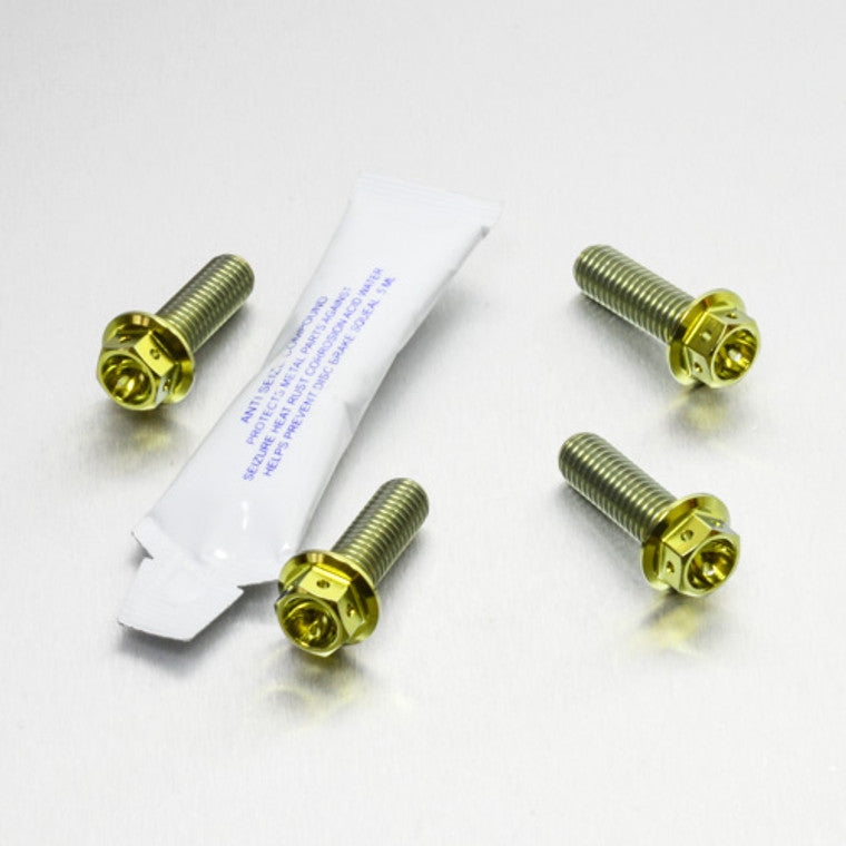 2001-2002 Suzuki GSXR1000 Titanium Front Brake Caliper Mount Bolt Kit Race Spec TIFBMON20R