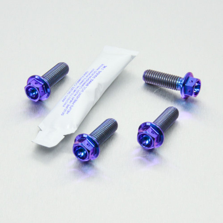 2001-2002 Suzuki GSXR1000 Titanium Front Brake Caliper Mount Bolt Kit Race Spec TIFBMON20R