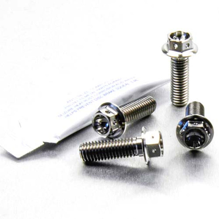 2001-2002 Suzuki GSXR1000 Titanium Front Brake Caliper Mount Bolt Kit Race Spec TIFBMON20R