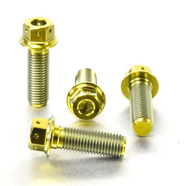 1999-2007 Suzuki GSX1300R Hayabusa Titanium Front Brake Caliper Mount Bolt Kit DualDrive TIFBMON30DD