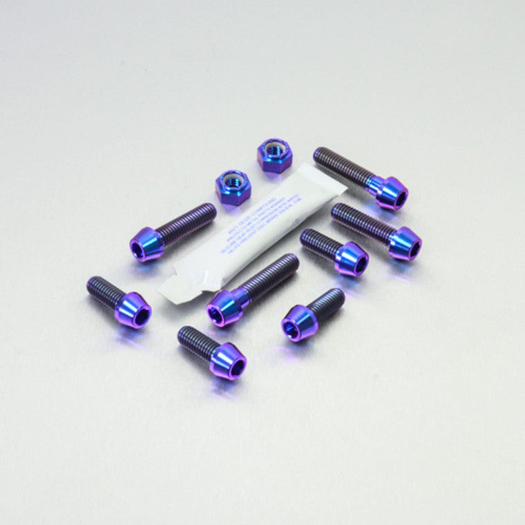 2001-2002 Suzuki GSXR1000 Titanium Rider & Pillion Footrest Hanger Bolt Kit TIFREST20